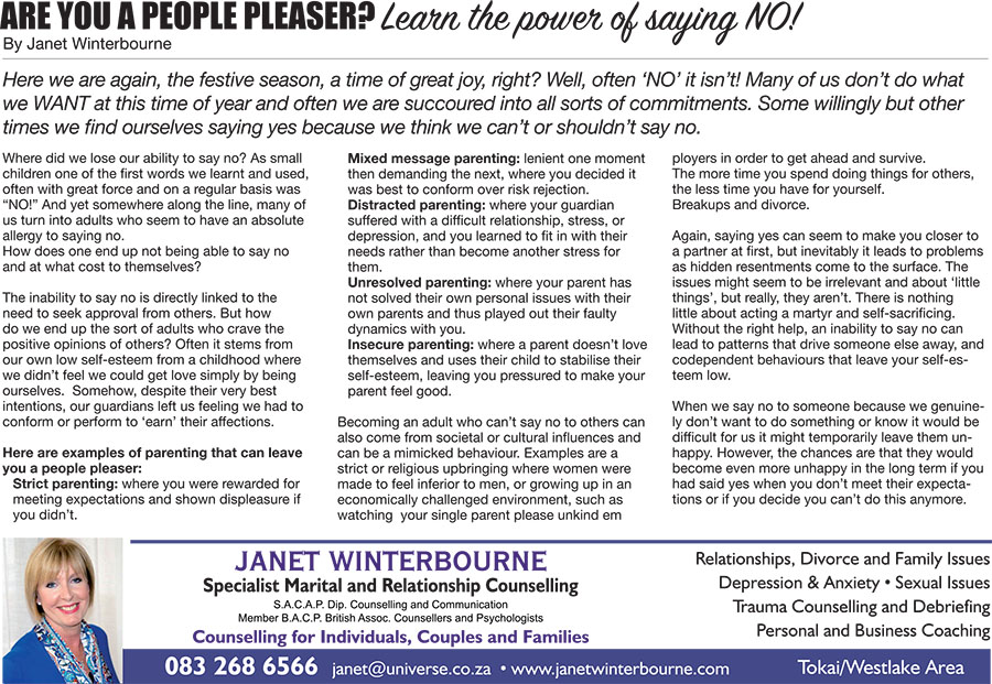 Are you a people pleaser? | Psychologist Cape Town Are you a people pleaser? | Psychologist Cape Town