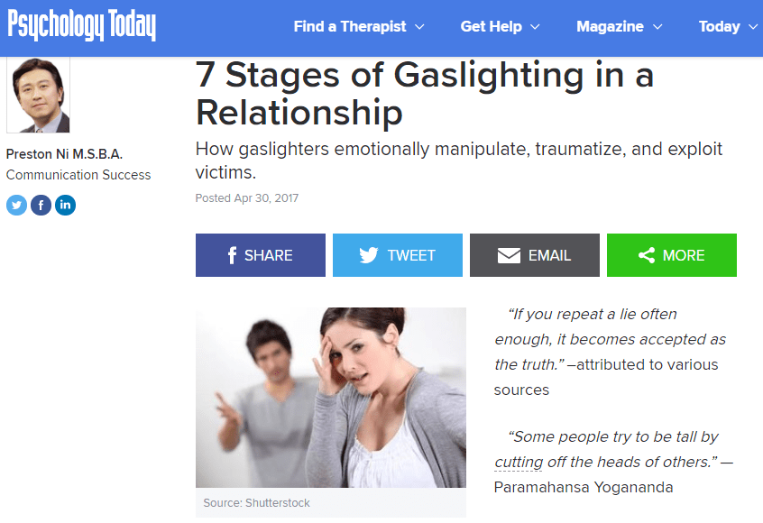 7 Stages of Gaslighting in a Relationship  | Psychologist Cape Town